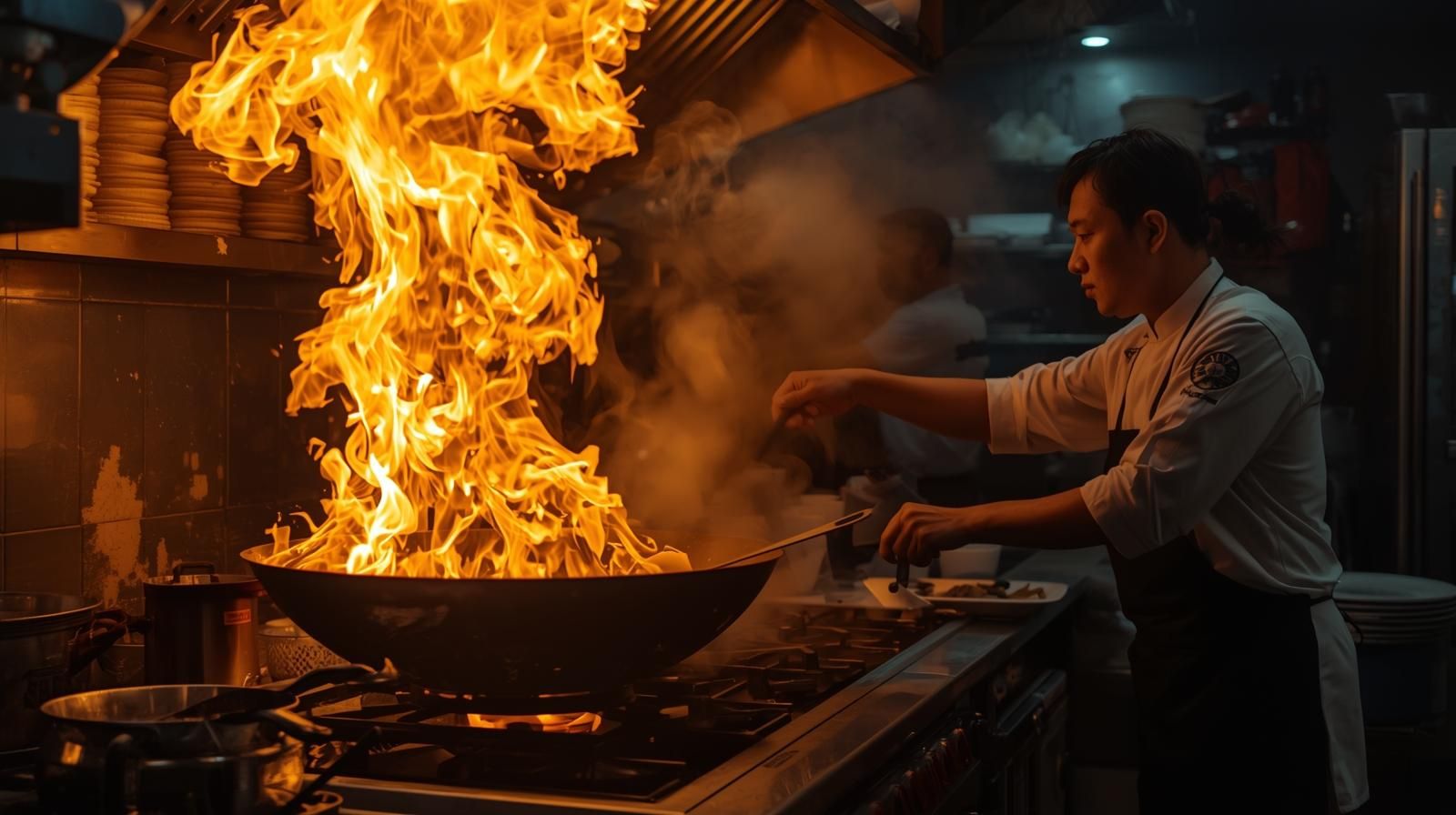 중식 주방장비 세팅